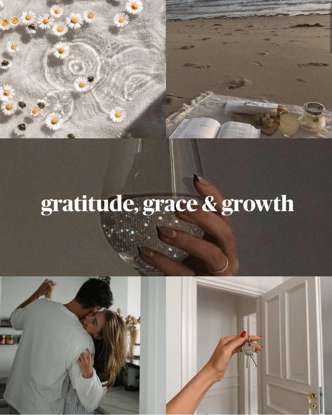 Collage-style mood board made with Aethel